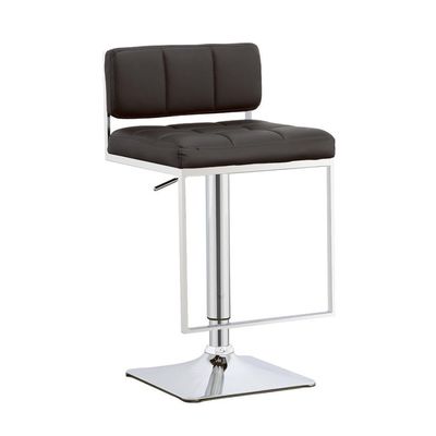 Alameda - Adjustable Bar Stool - Chrome And Black