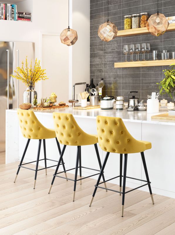 Piccolo - Counter Chair - Yellow