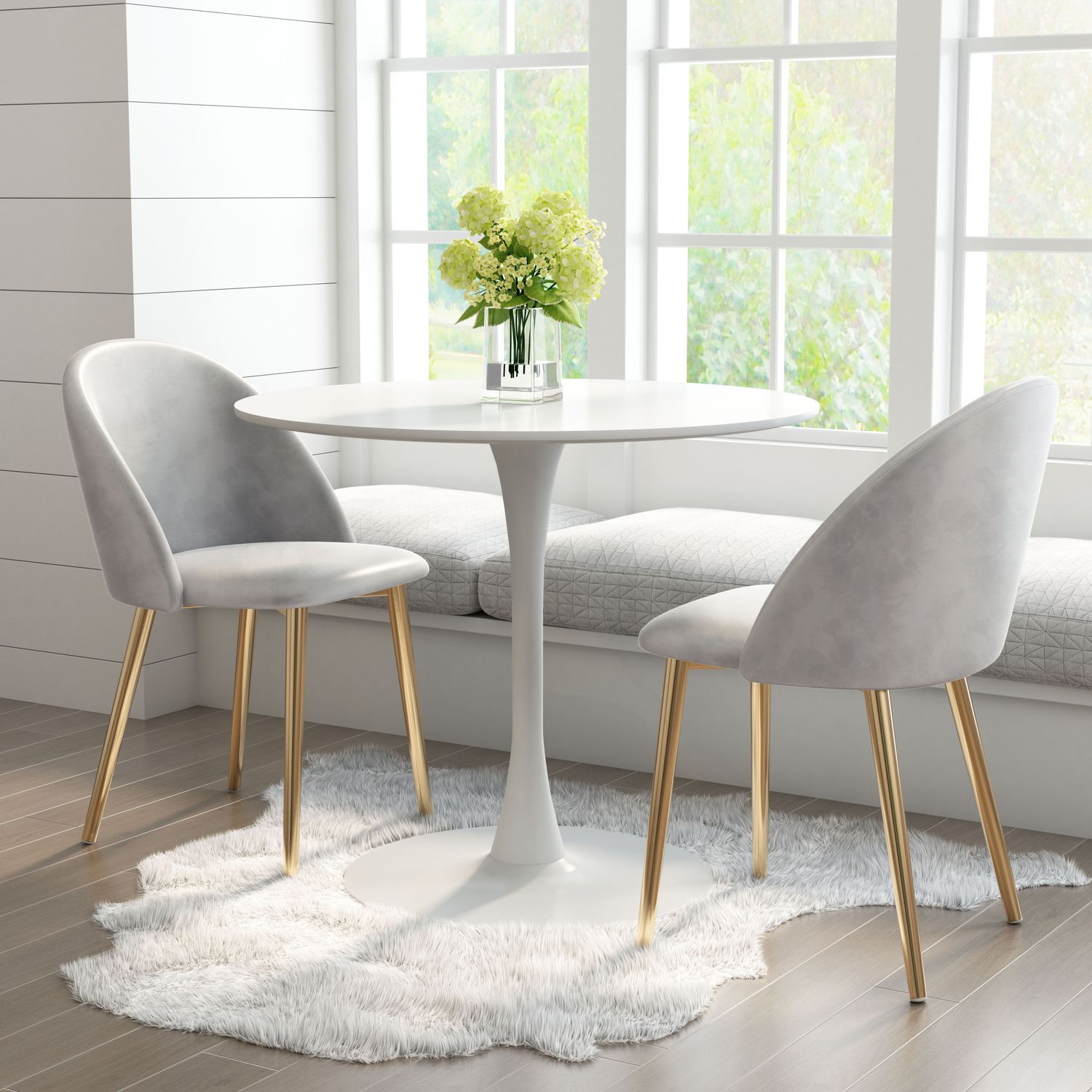 Opus - Dining Table - White