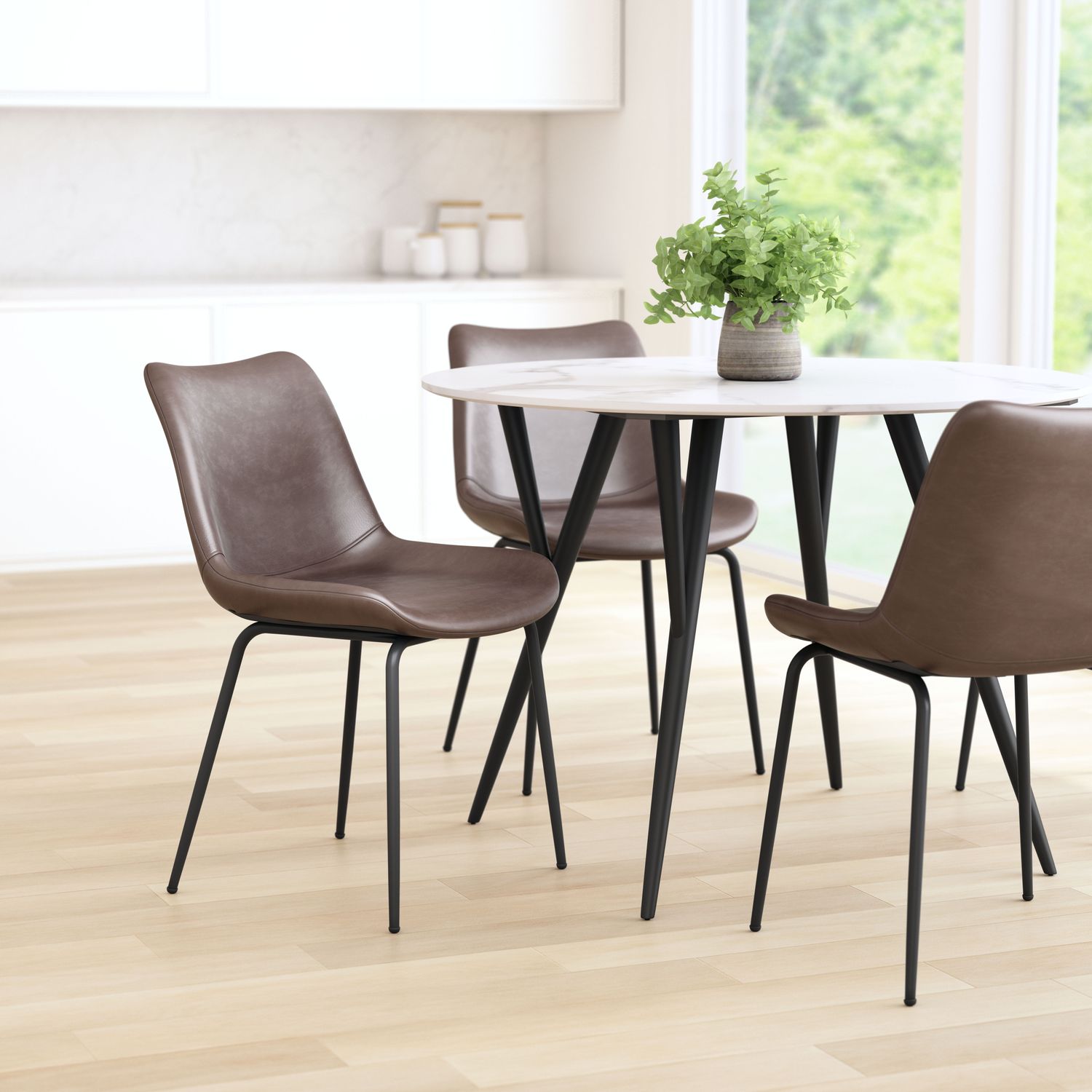 Byron - Dining Chair (Set of 2) - Brown