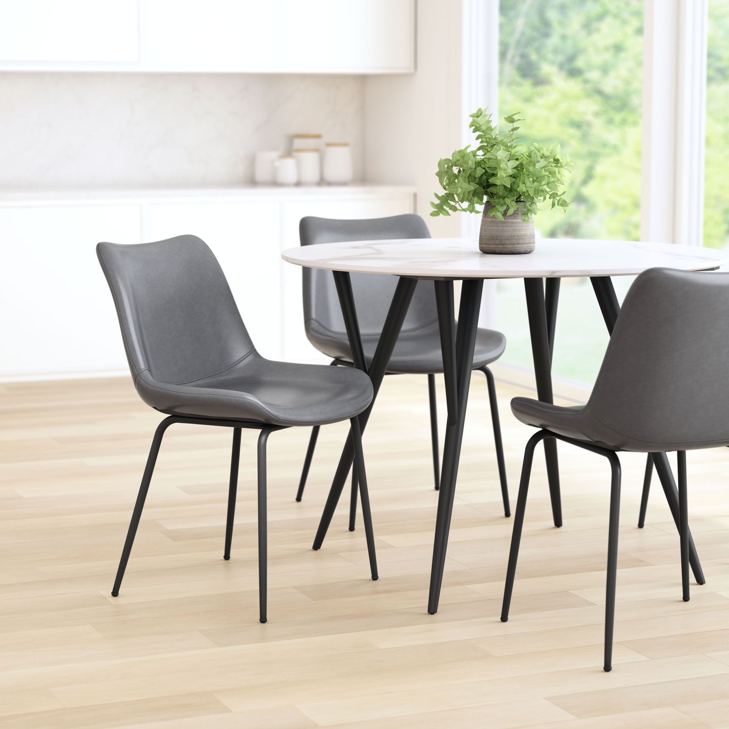 Byron - Dining Chair (Set of 2) - Gray