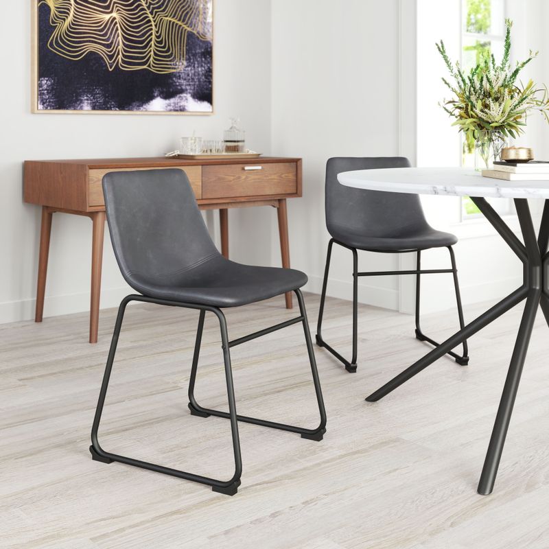 Smart - Dining Chair (Set of 2) - Charcoal