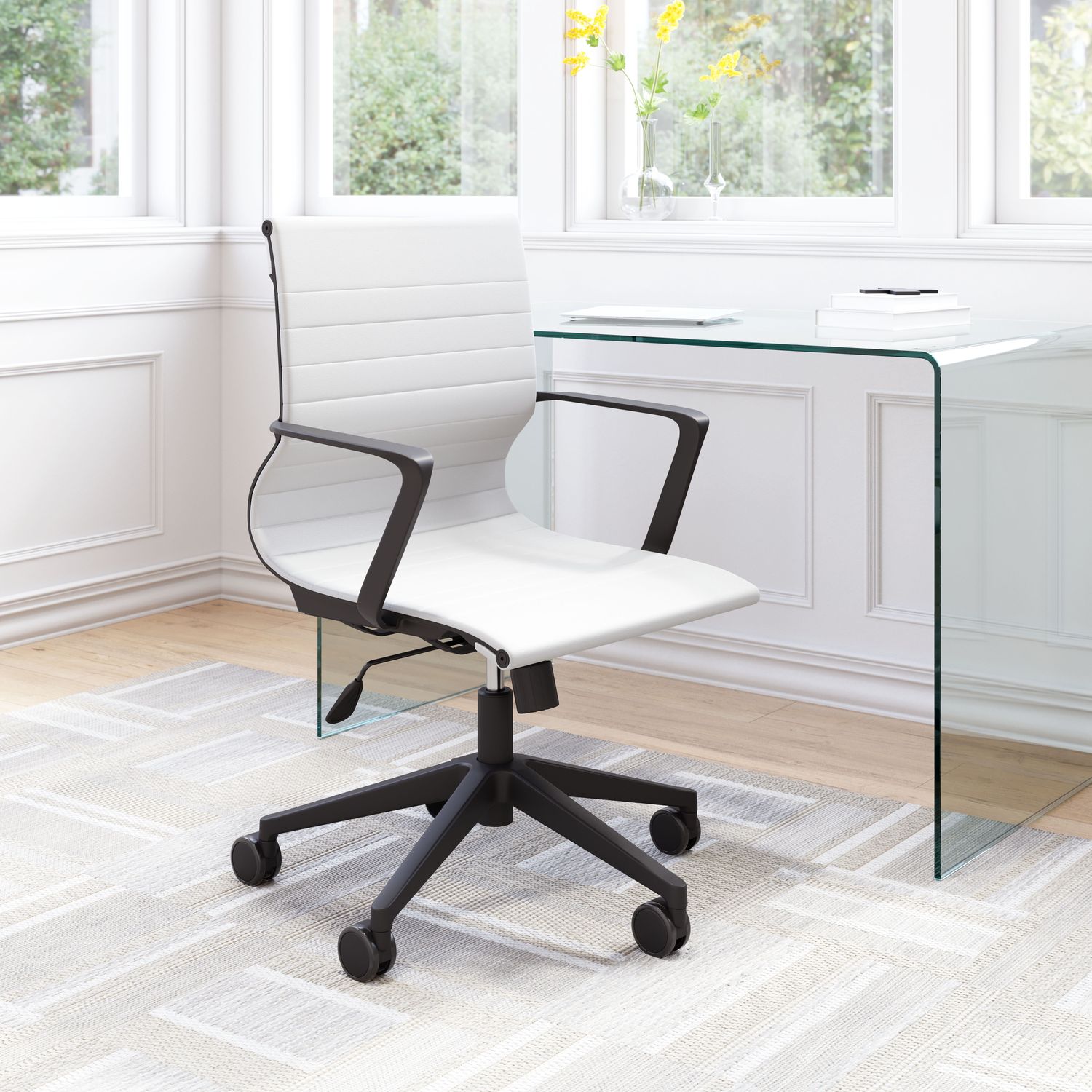 Stacy - Office Chair - White