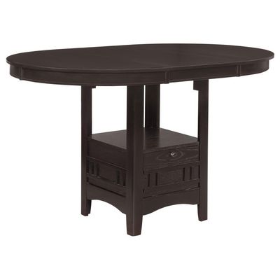 Lavon - Oval Counter Height Table - Espresso