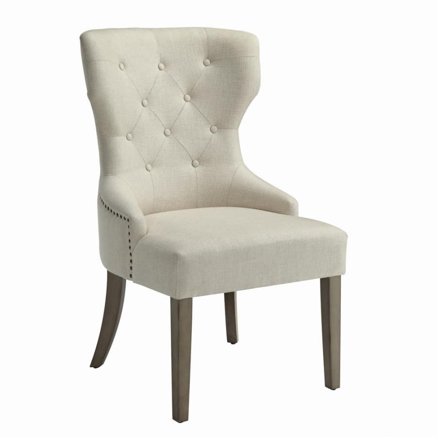 Baney - Tufted Upholstered Dining Chair - Beige