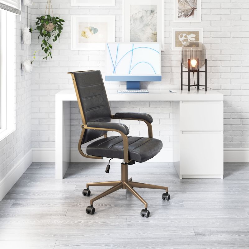 Auction - Office Chair - Vintage Black