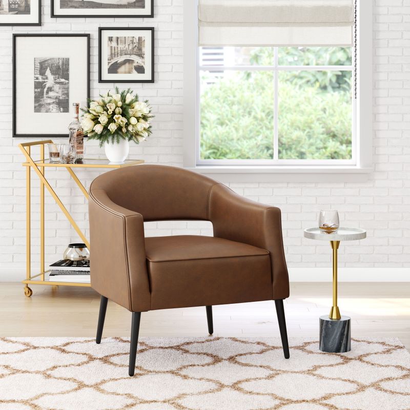 Berkeley - Accent Chair - Vintage Brown