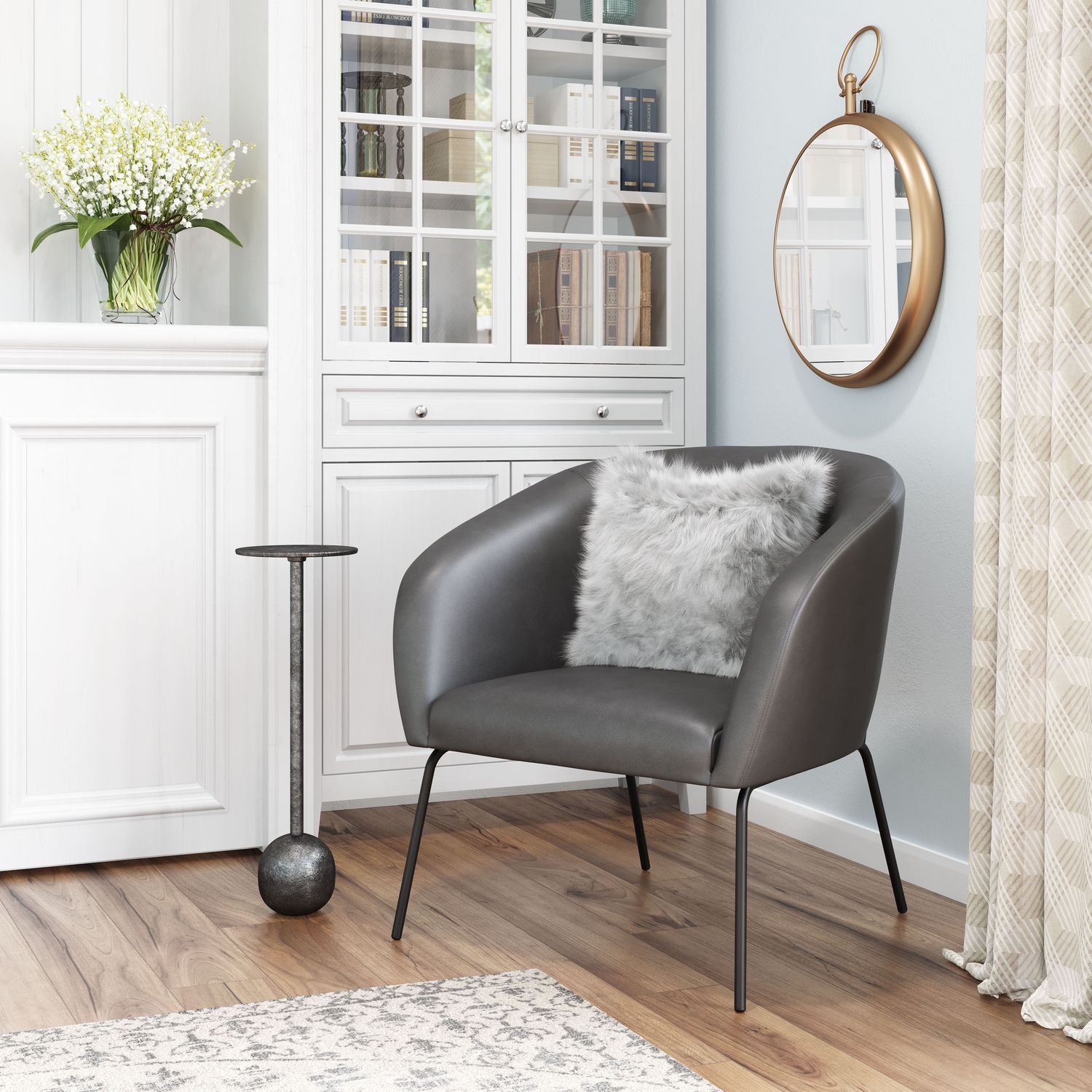 Quinten - Accent Chair - Vintage Gray