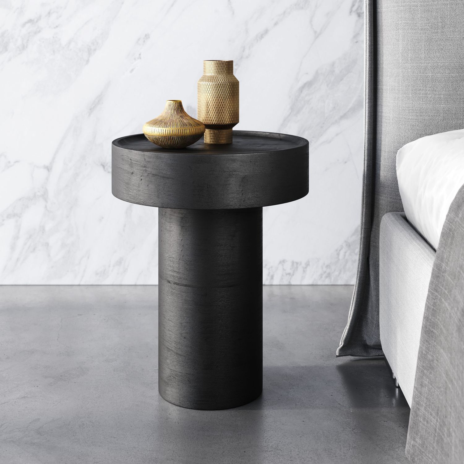 Watson - Side Table - Black