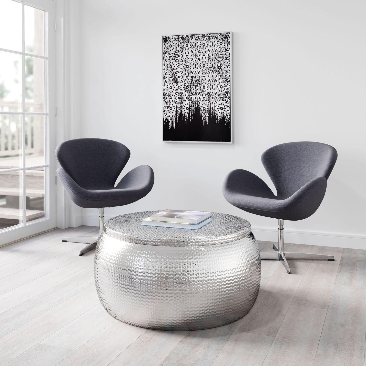 Solo - Coffee Table - Silver
