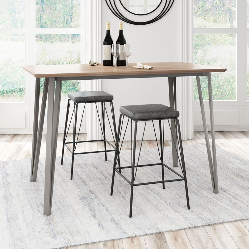 Samuel - Barstool (Set of 2) - Vintage Black