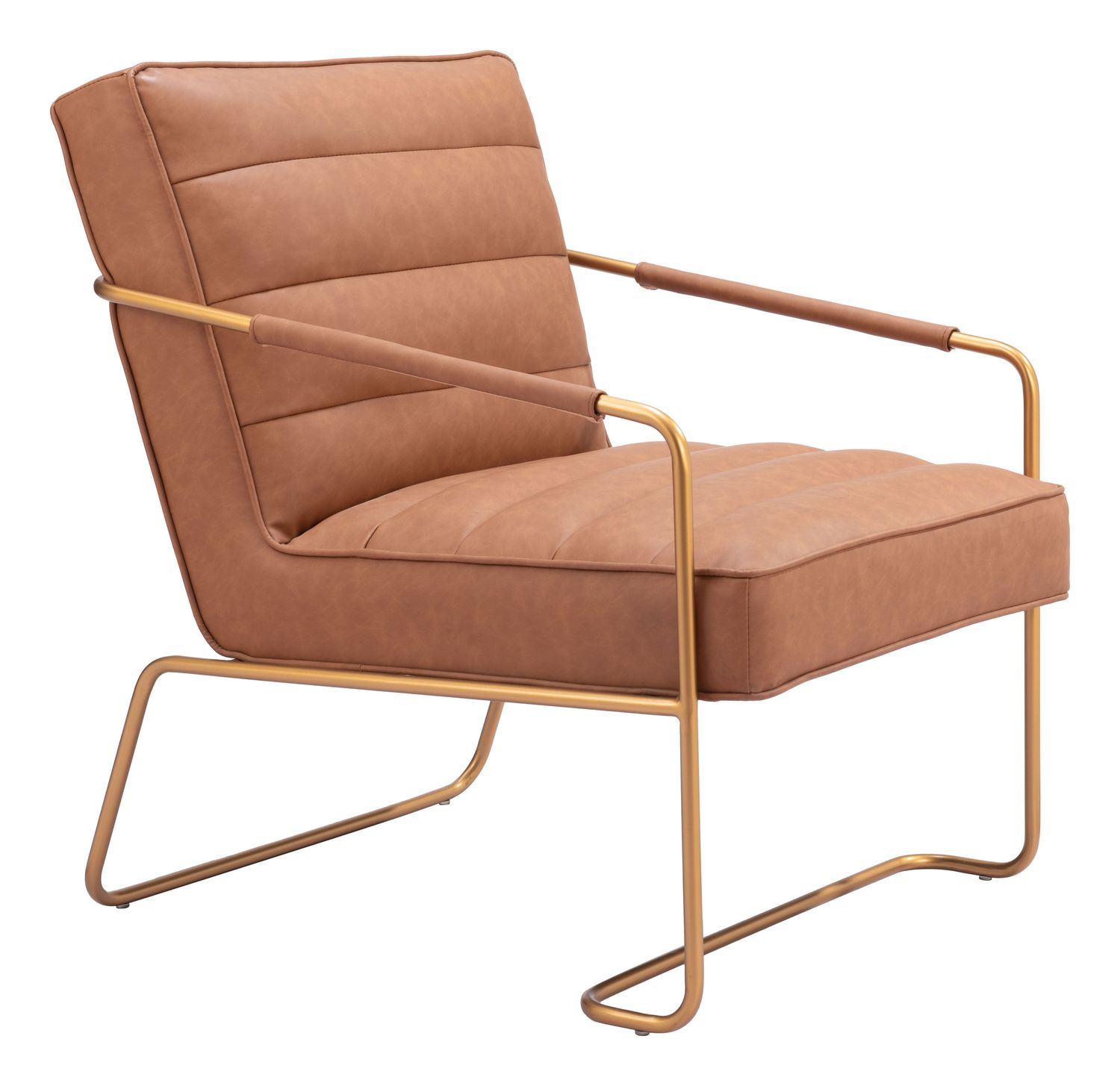 Dallas - Accent Chair - Vintage Brown