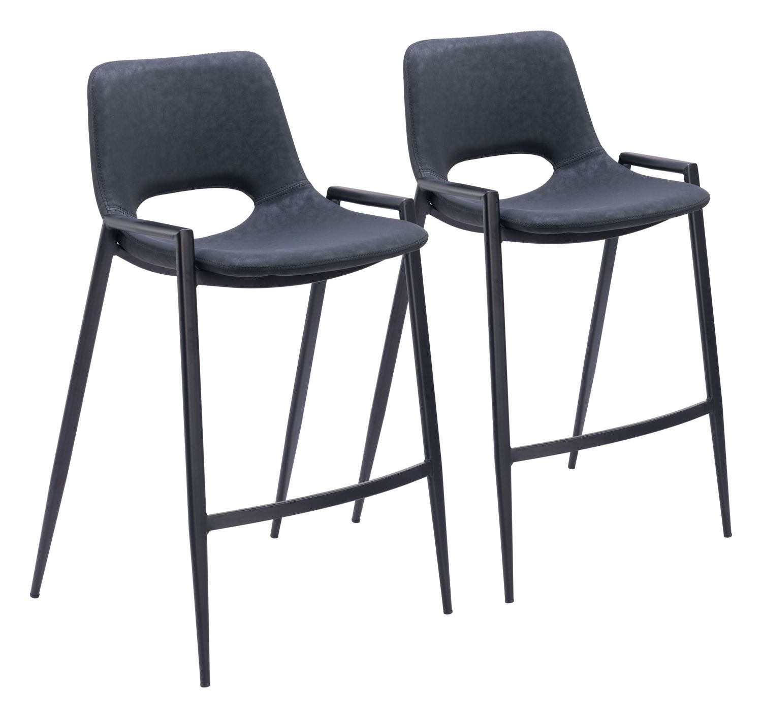 Desi - Counter Stool (Set of 2) - Black