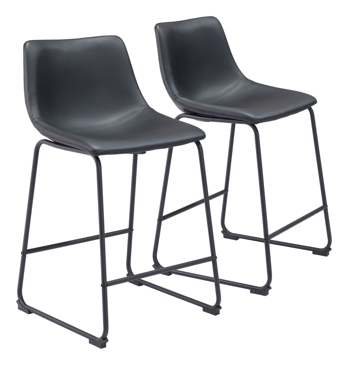 Smart - Counter Chair (Set of 2) - Black