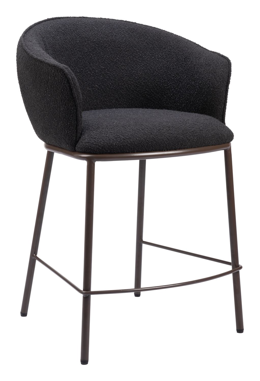 Essen - Counter Stool - Black & Bronze