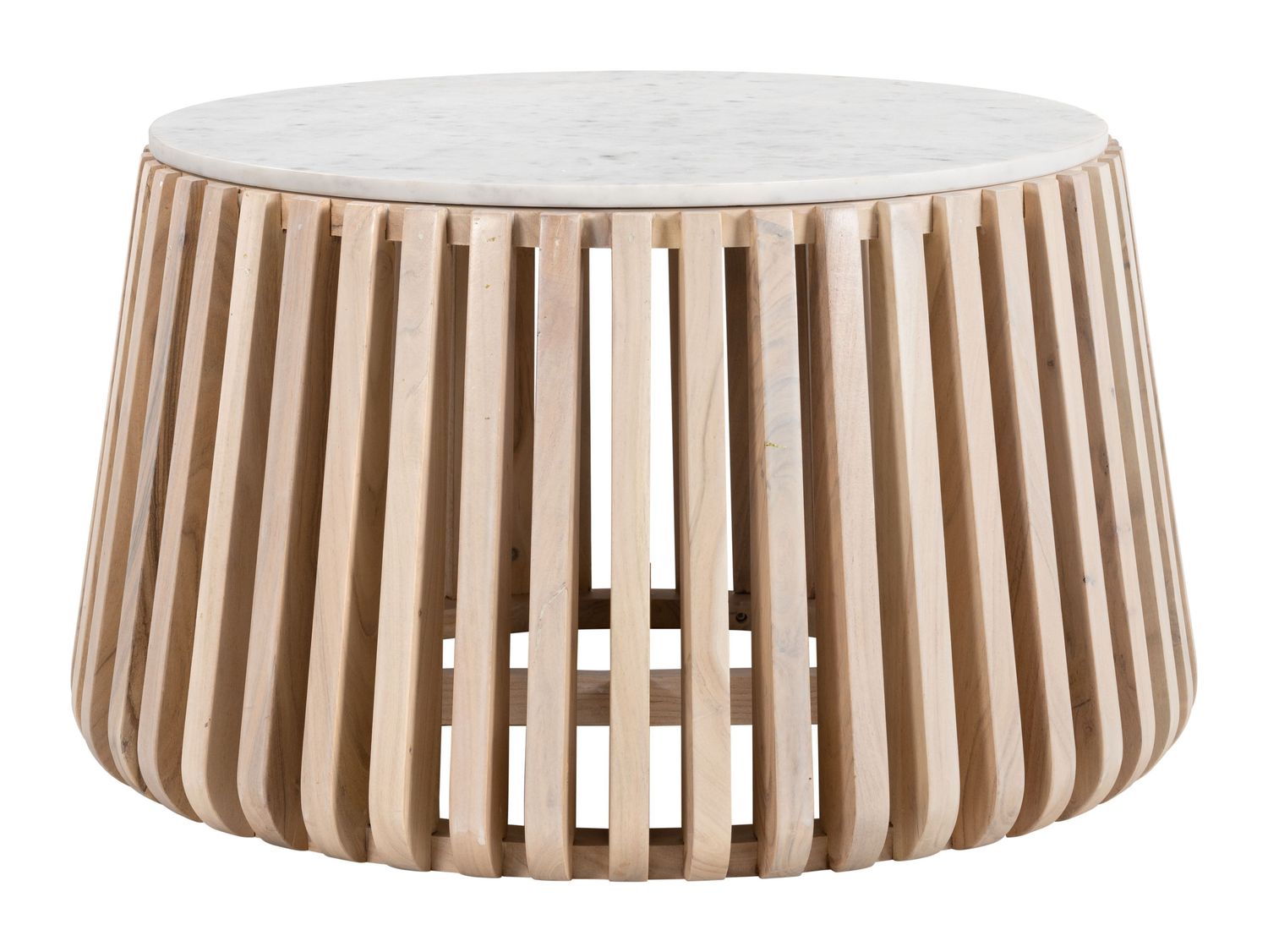 Cyprus - Coffee Table - White & Natural