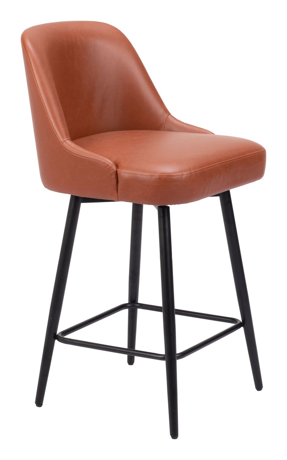 Keppel - Swivel Counter Stool - Brown