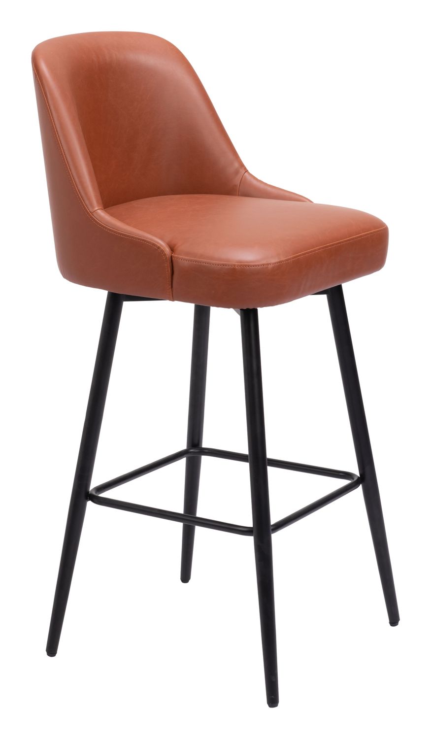 Keppel - Swivel Barstool - Brown