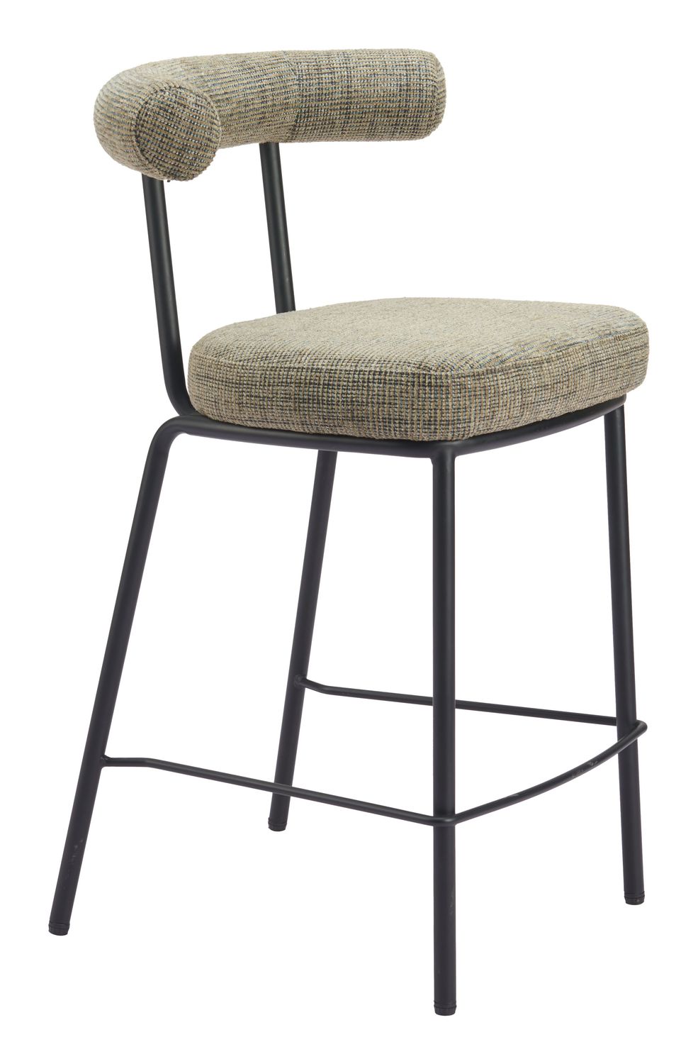 Kede - Counter Stool - Green Tweed