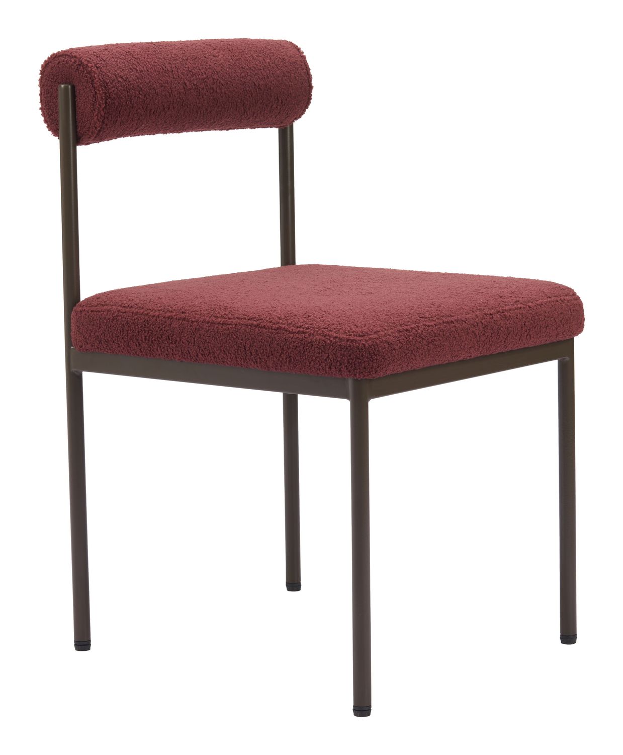Livorno - Dining Chair - Red / Bronze