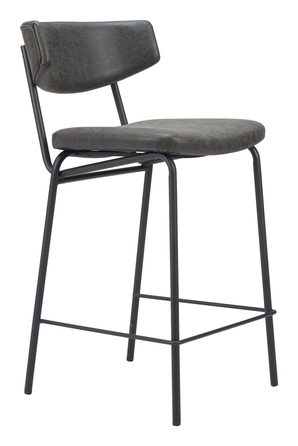 Charon - Counter Stool (Set of 2) - Vintage Black