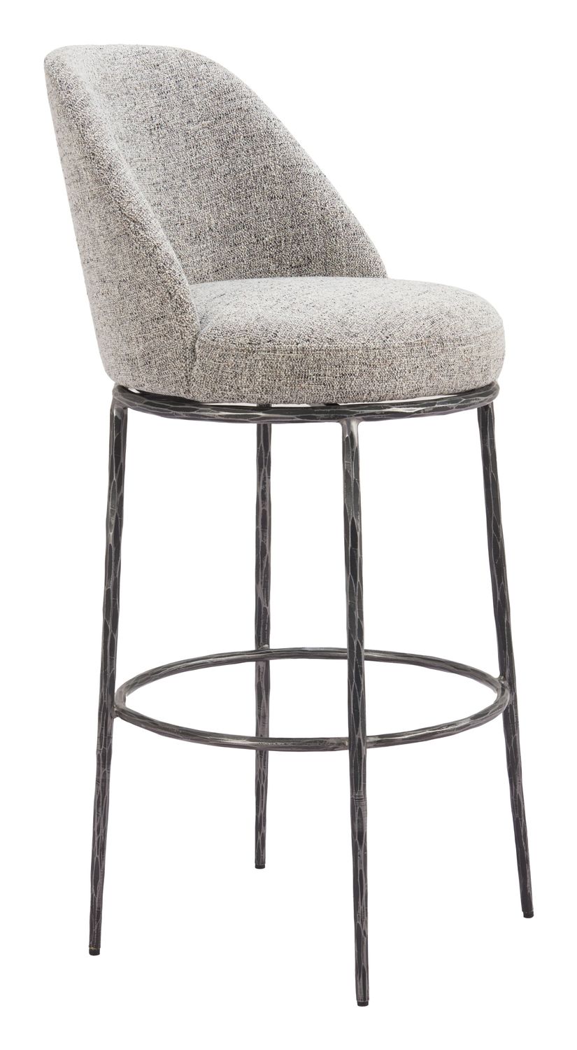 Nordhavn - Swivel Barstool - Gray