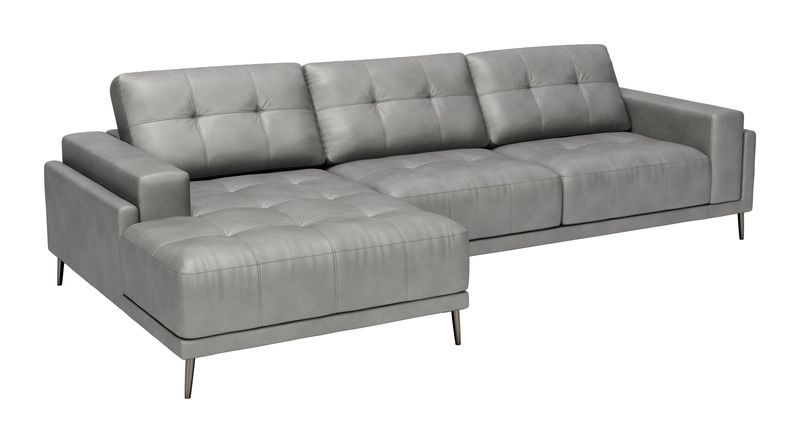 Bliss - LAF Chaise Sectional - Gray