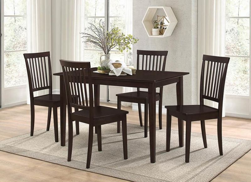 Gomez - 5 Piece Dining Set - Cappuccino