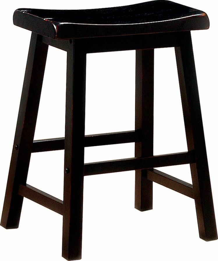 Durant - Wooden Counter Height Stools (Set of 2) - Black