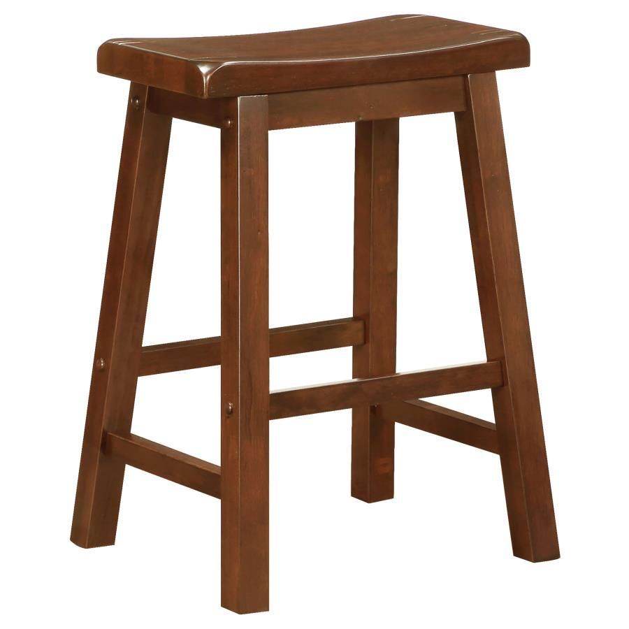 Durant - Wooden Counter Height Stools (Set of 2) - Chestnut