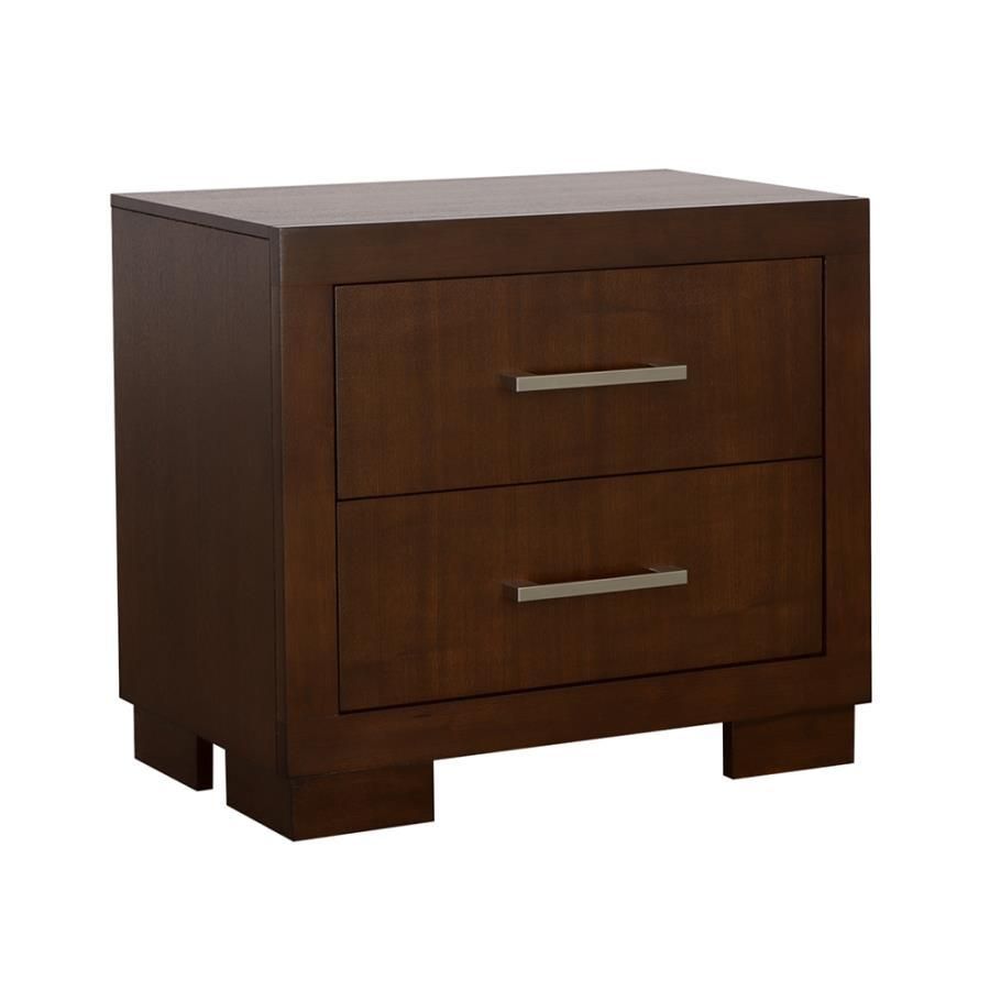 Jessica - 2-Drawer Nightstand - Cappuccino