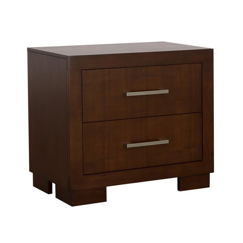 Jessica - 2-Drawer Nightstand - Cappuccino