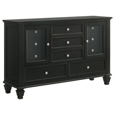 Sandy Beach - 11-Drawer Dresser - Black