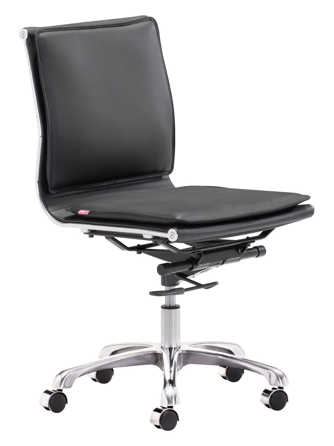 Lider Plus - Armless Office Chair - Black