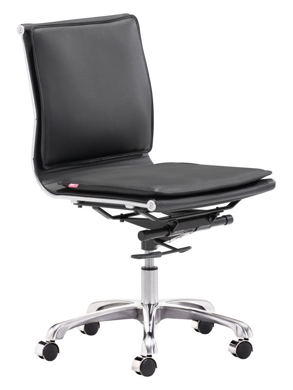 Lider Plus - Armless Office Chair - Black