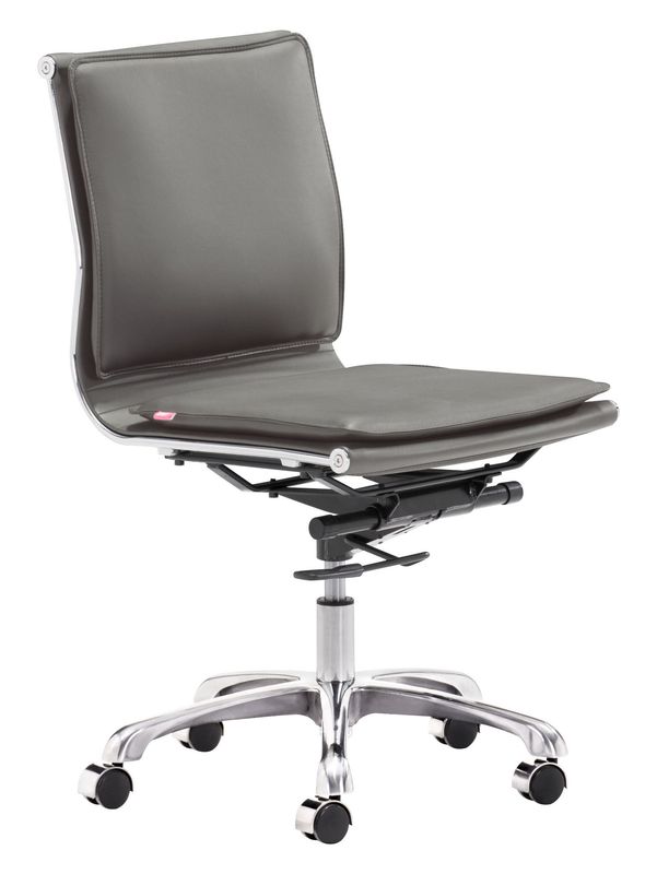 Lider Plus - Armless Office Chair - Gray