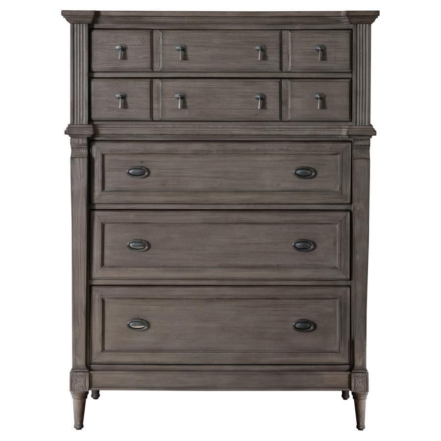Alderwood - 5-Drawer Chest - French Gray