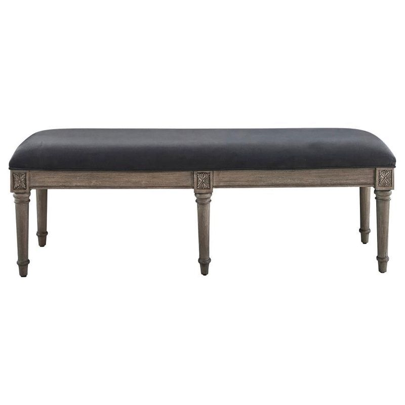 Alderwood - Upholstered Bench - French Gray