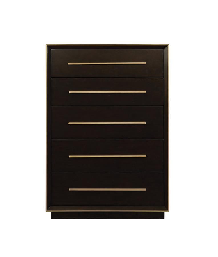 Durango - 5-Drawer Chest - Smoked Peppercorn