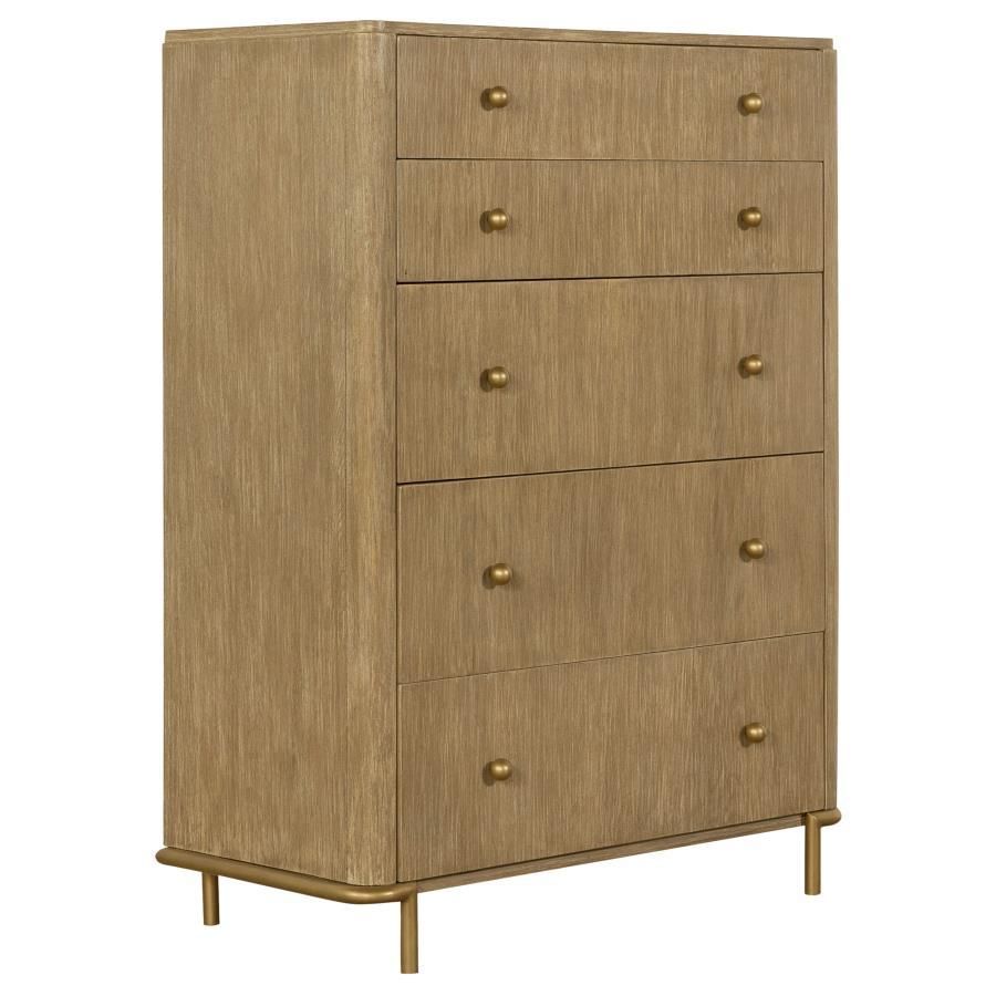 Arini - 5-Drawer Chest - Sand Wash