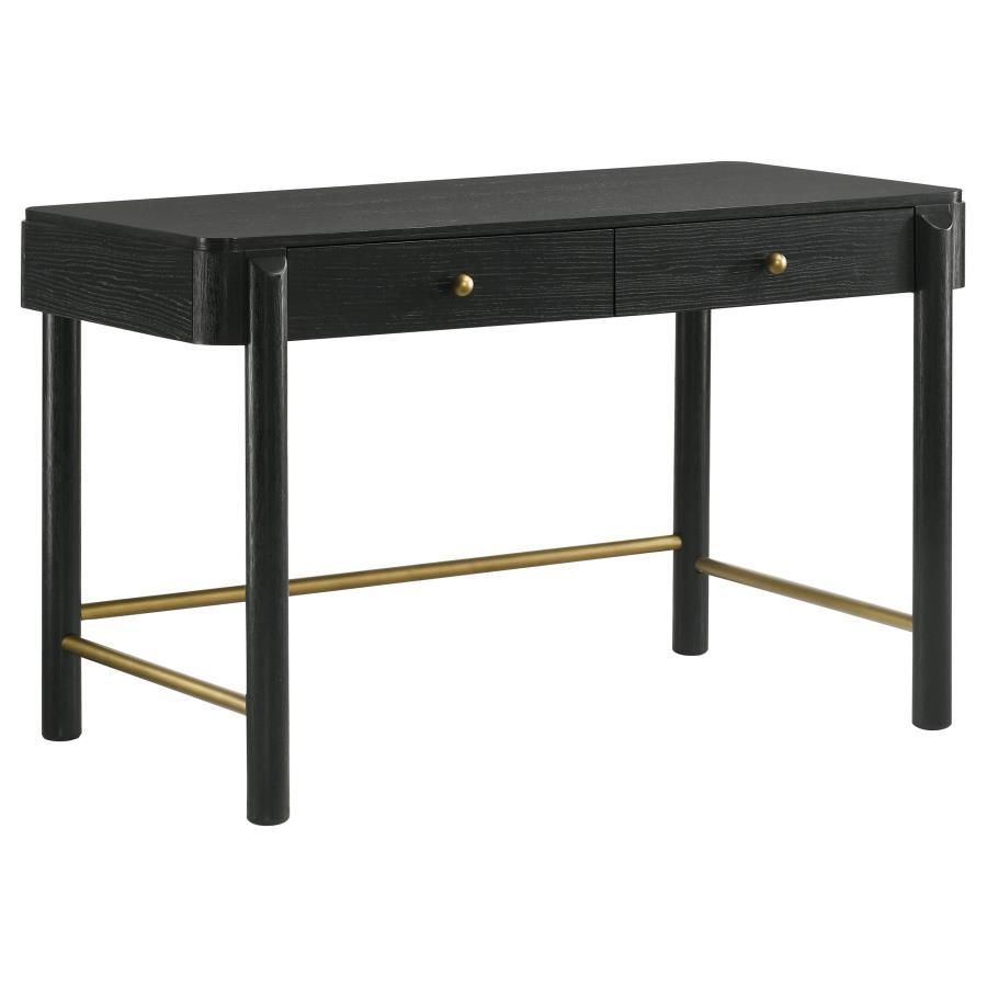 Arini - 2-Drawer Vanity Desk Makeup Table - Black