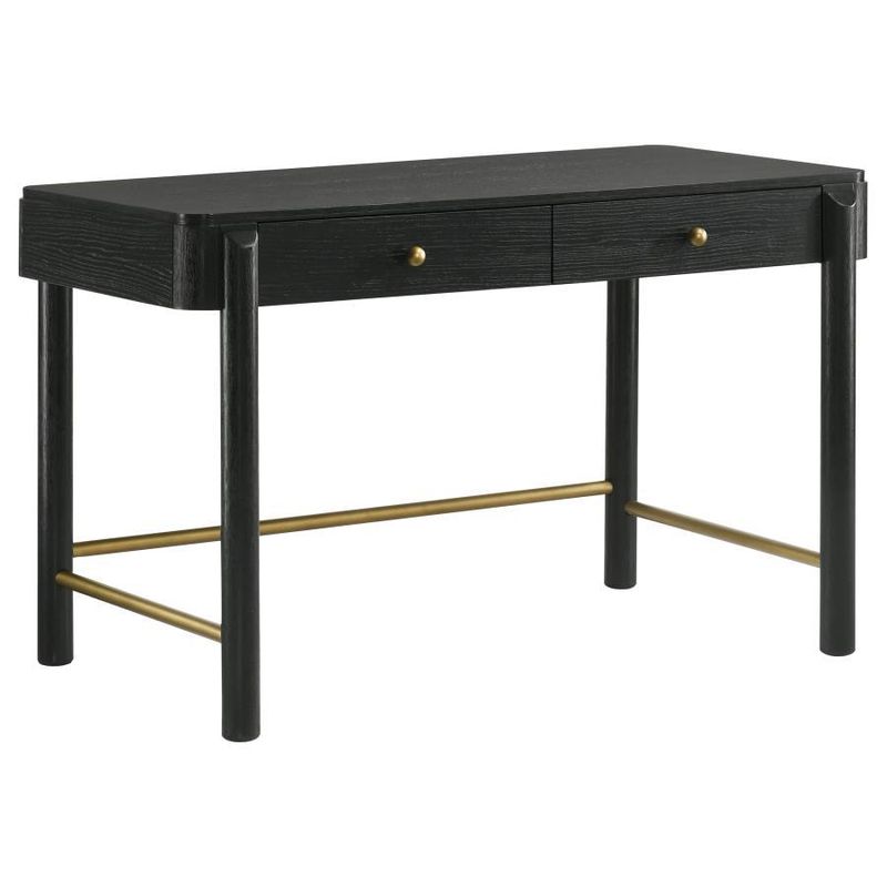 Arini - 2-Drawer Vanity Desk Makeup Table - Black