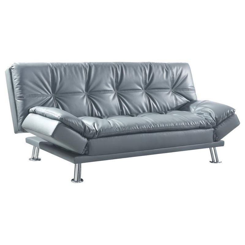 Dilleston - Tufted Back Upholstered Sofa Bed - Gray