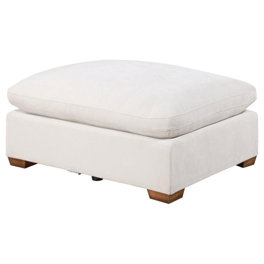 Lakeview - Upholstered Ottoman - Ivory