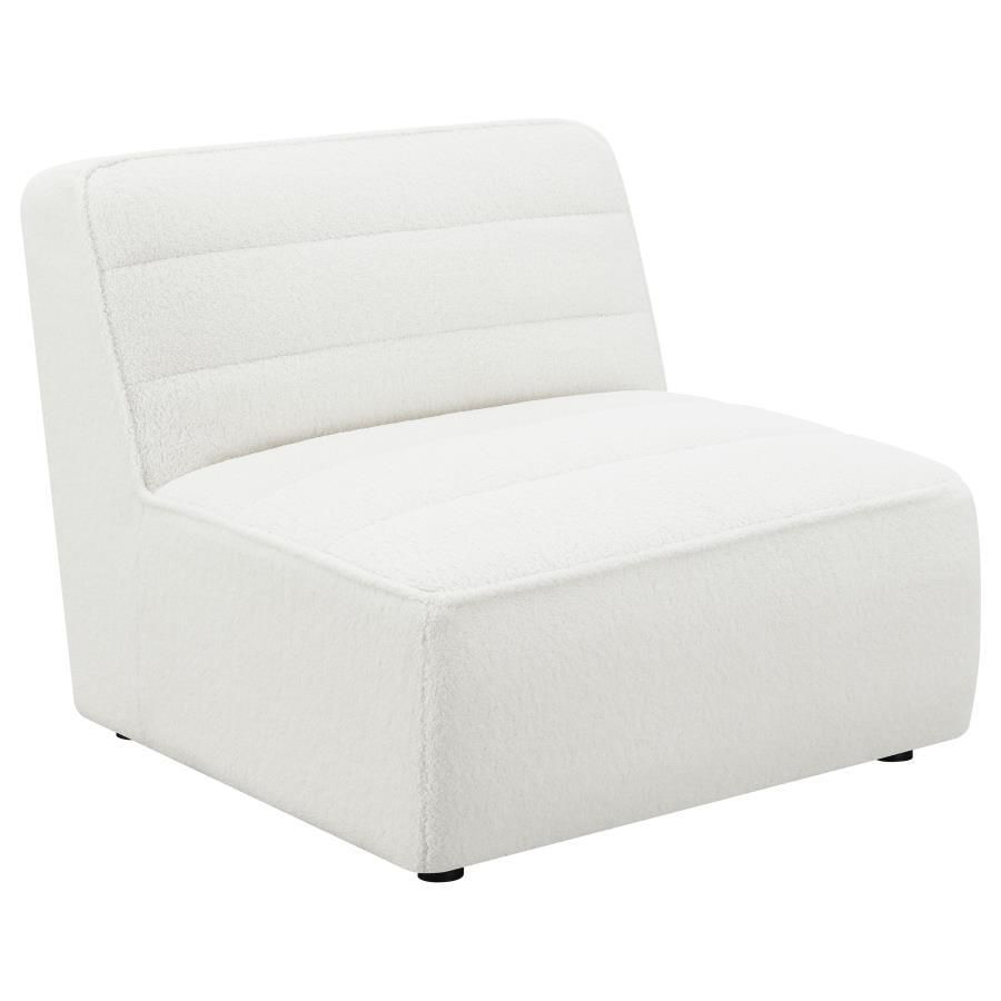 Sunny - Upholstered Armless Chair - Natural