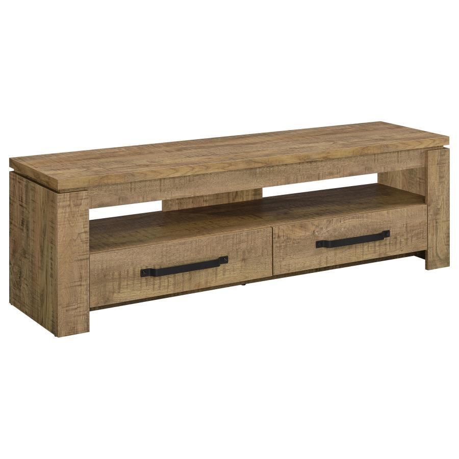 Elkton - 2-Drawer Engineered Wood 59" TV Stand - Mango