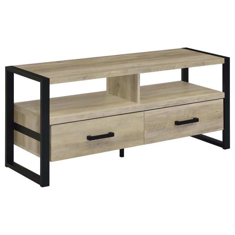 James - TV Stand - Light Brown