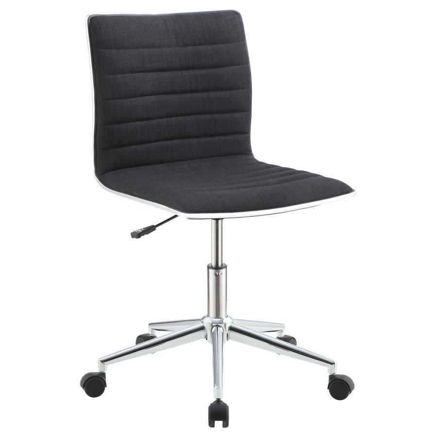 Chryses - Adjustable Height Office Chair - Black And Chrome