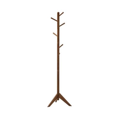 Devlin - Coat Rack With 6 Hooks - Walnut