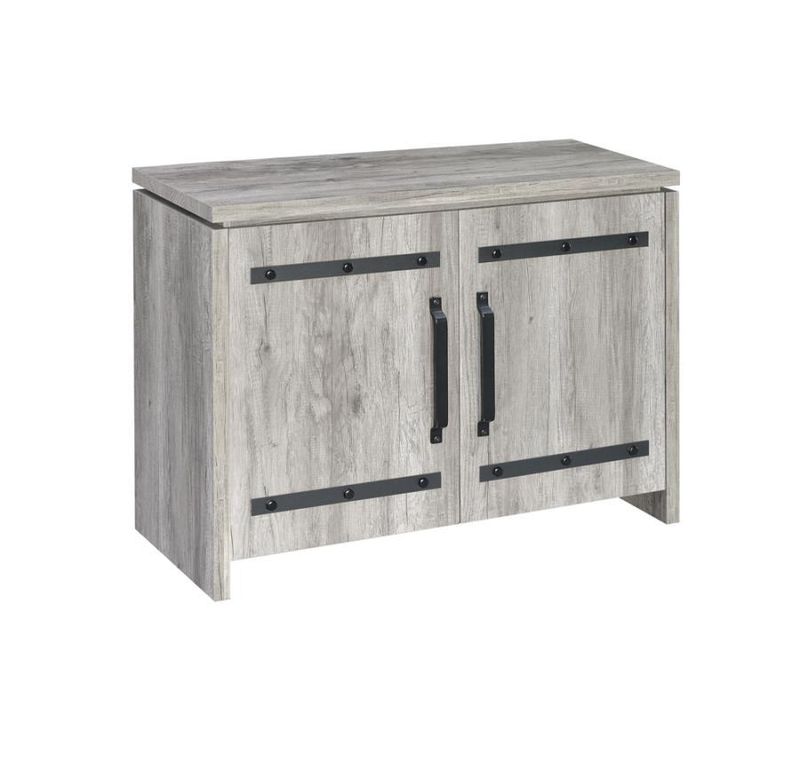 Enoch - 2-Door Accent Cabinet - Gray Driftwood